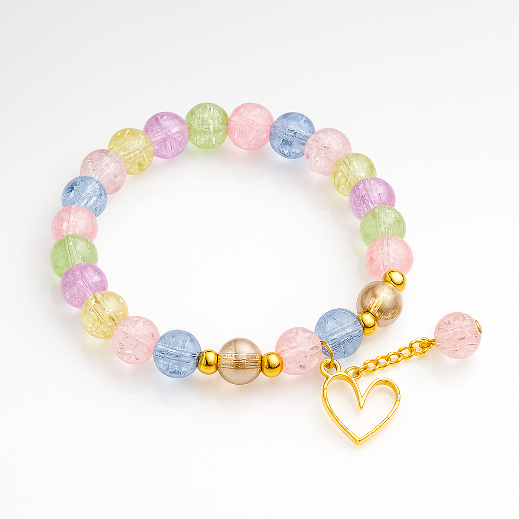 Bubbly Belle Hearts Bracelets ( Pack of 3)