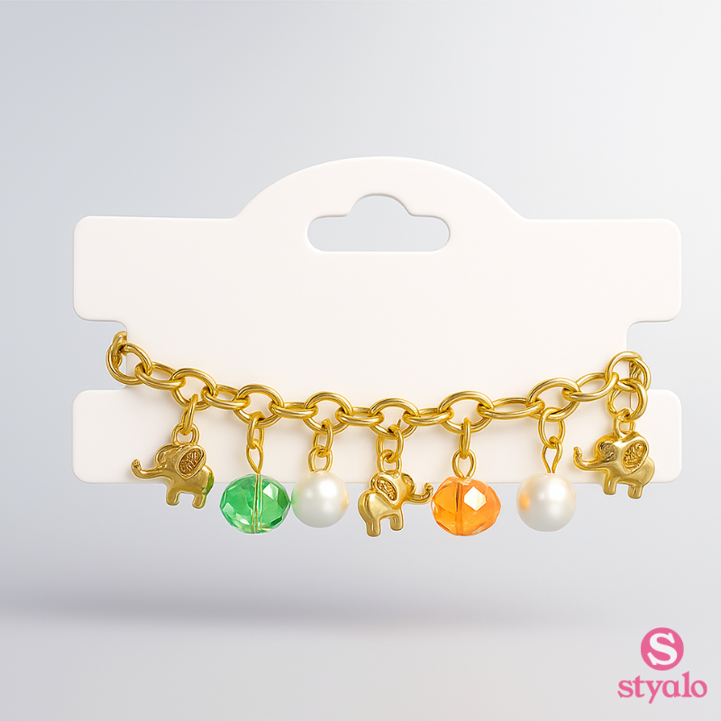 Elephant Charm Bracelet