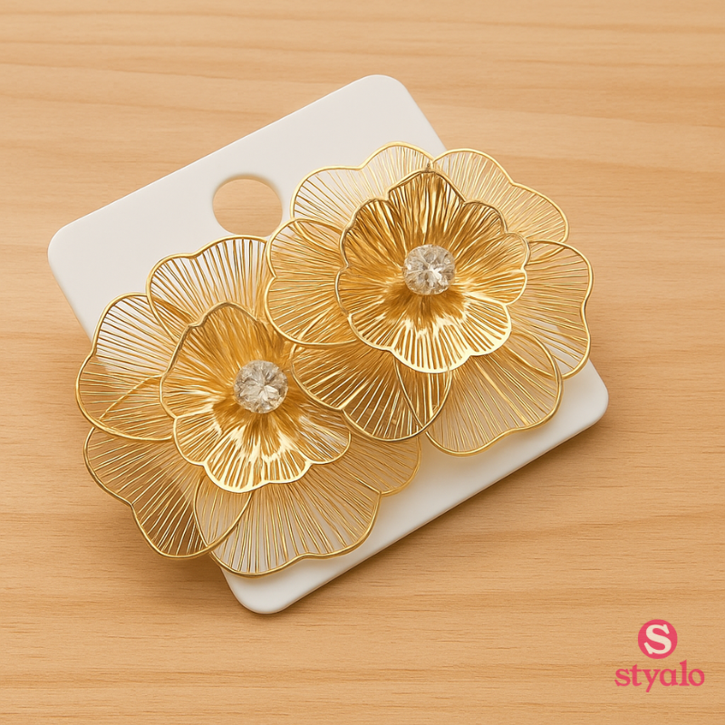 Golden Bloom Earrings