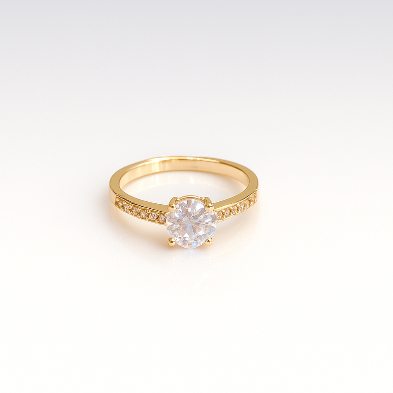 Golden Flow Ring