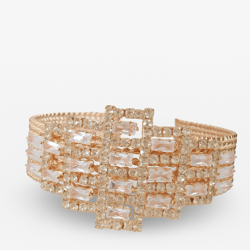 Golden Mosaic Bracelet