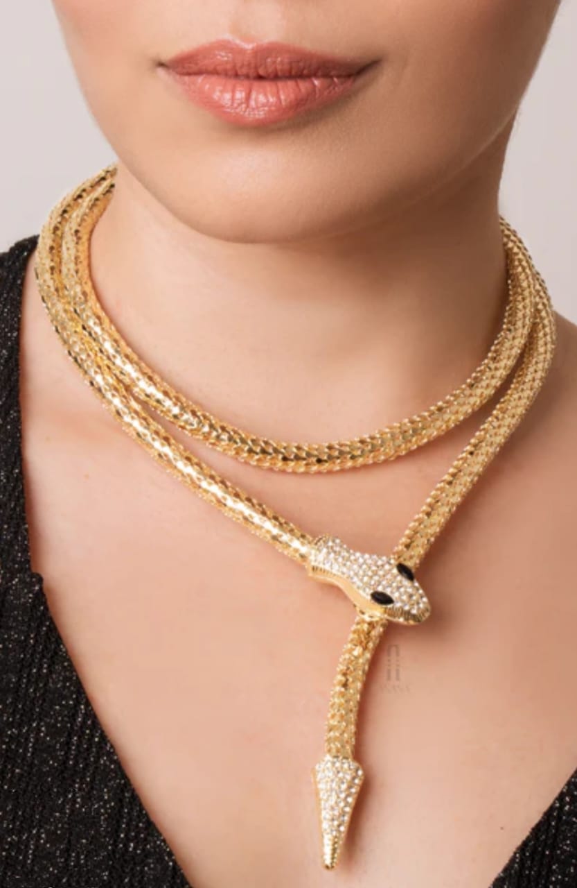 Golden Fang Necklace