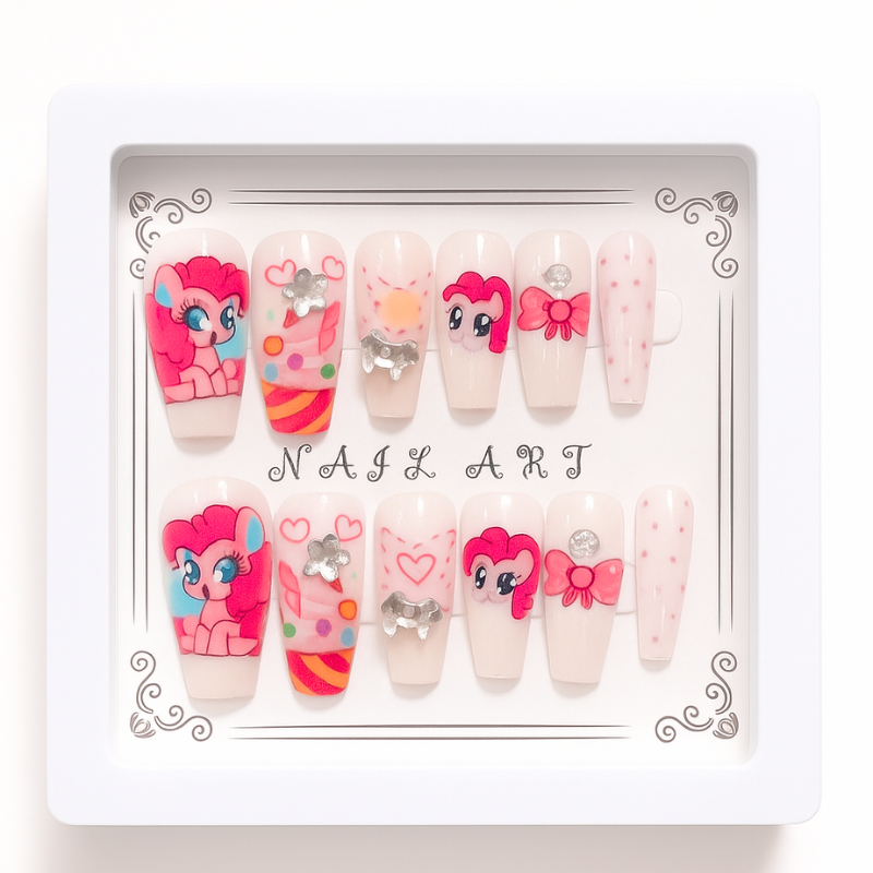 Bows & Giggles Nail Set