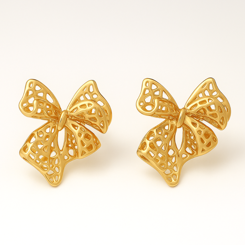 Loopy in Love Bow  Earrings