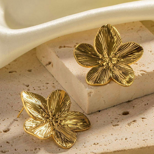 Golden Glow Studs Earrings