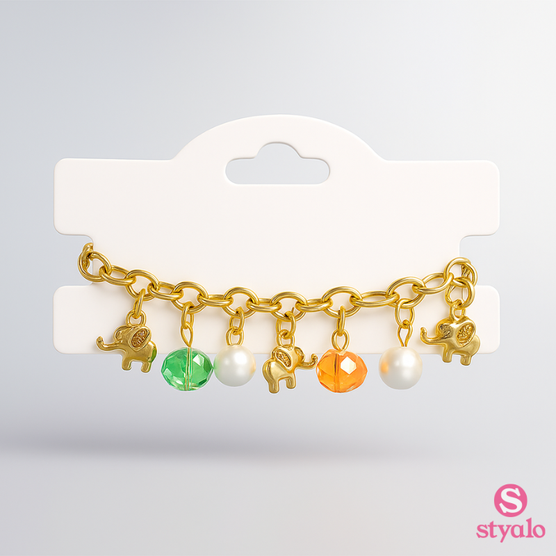 Elephant Charm Bracelet