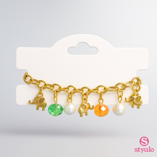 Elephant Charm Bracelet