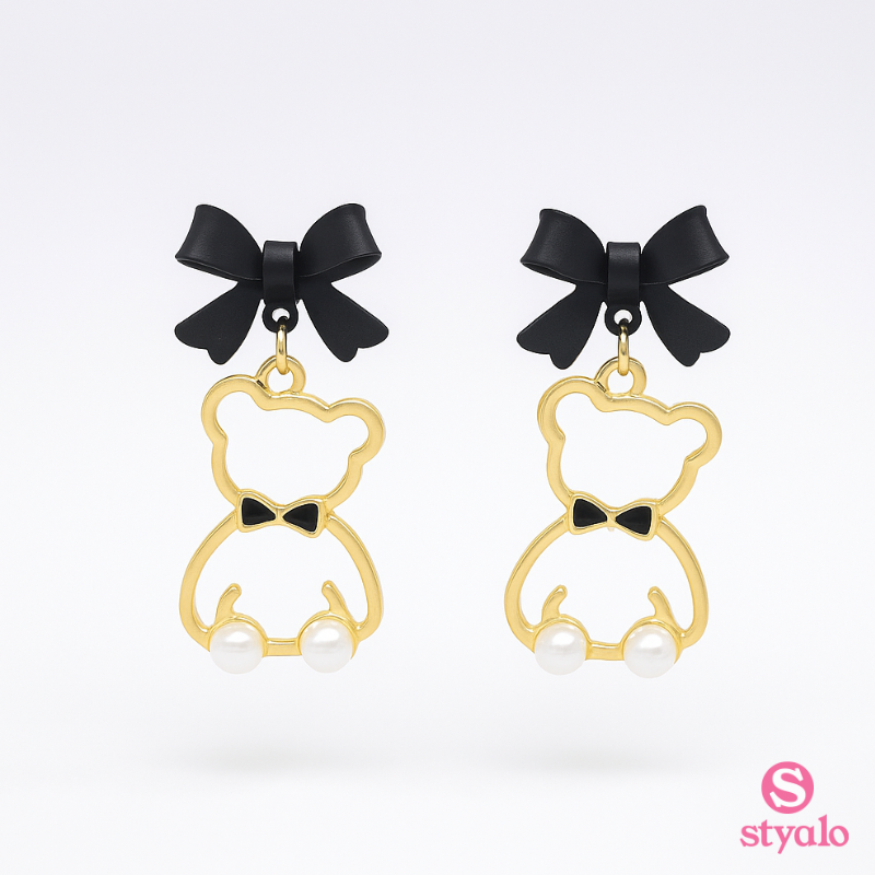 Blog & Bling Bows Earrings