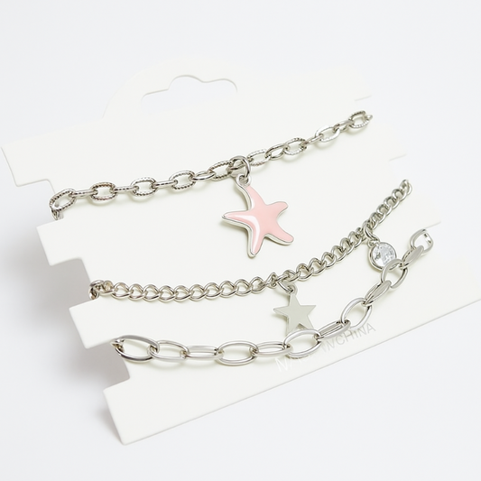 Fairy Wing Charm  Combo  Chain Bracelets