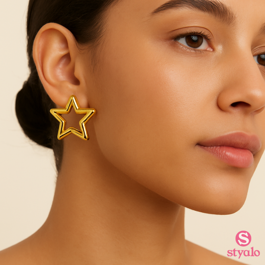 Glow Getter  Hoops Earrings