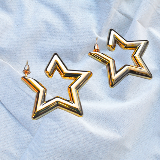 Glow Getter  Hoops Earrings
