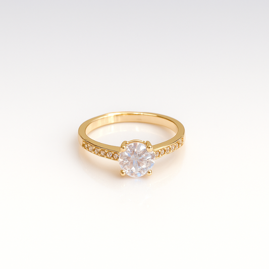 Golden Flow Ring