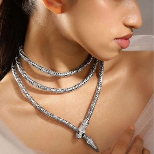 Silver Venom  Necklace