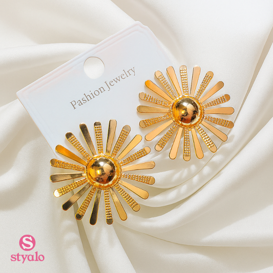 Golden Drape Earrings