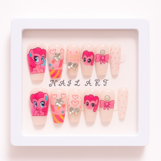 Bows & Giggles Nail Set